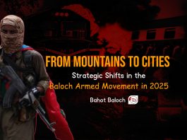 From Mountains to Cities: Strategic Shifts in the Baloch Armed Movement in 2025