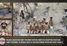 BLA Says Seven Pakistani Soldiers Face Execution if Prisoner Exchange Not Initiated Within Seven Days