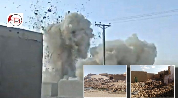 Noshki: Pakistani Forces Reportedly Demolish Ancestral Home of BLA Leader