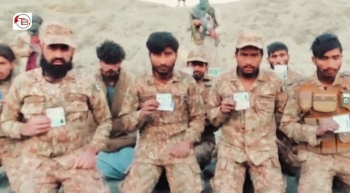 BLA Circulates Video of Captured Pakistani Soldiers Calling on Authorities as Deadline Nears