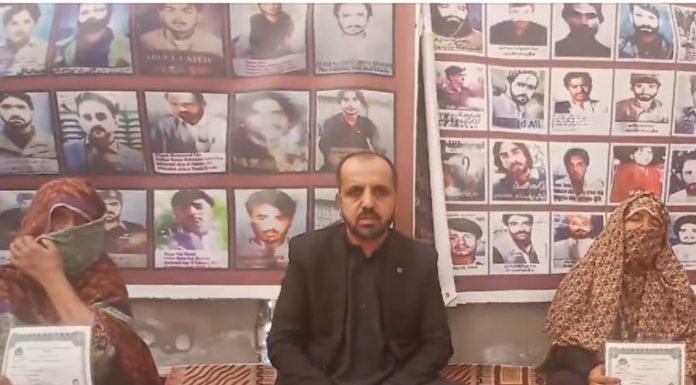 Mother Alleges Forcible Disappearance of Two Teenage Sons in Quetta, Appeals for Recovery at VBMP Camp