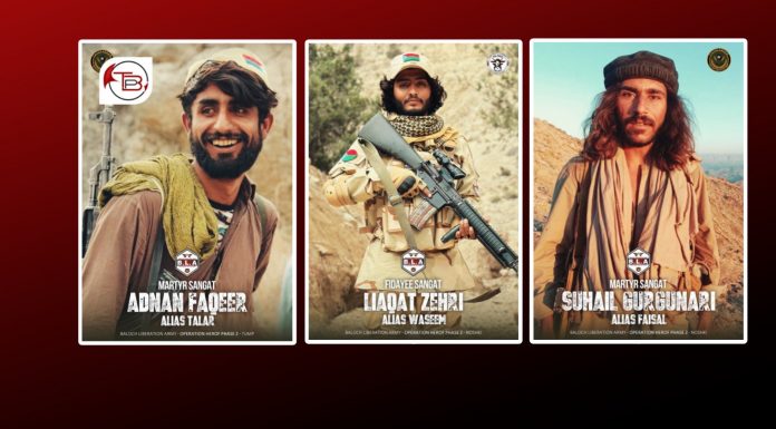 BLA Releases Identities and Details of Three Fighters Killed During Operation Herof Phase II