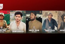 Baloch Liberation Army Releases Details of Eight More Fighters Killed in ‘Operation Herof Phase II’