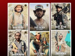 BLA Releases Details of Six Fighters Killed in “Operation Herof Phase II”