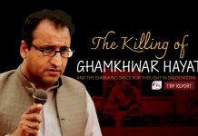 The Killing of Ghamkhwar Hayat and the Shrinking Space for Thought in Balochistan — TBP Report