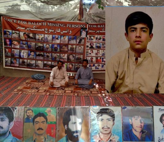 Quetta: Family Reports Disappearance of 14-Year-Old Student as VBMP Protest Camp Marks 6,191st Day