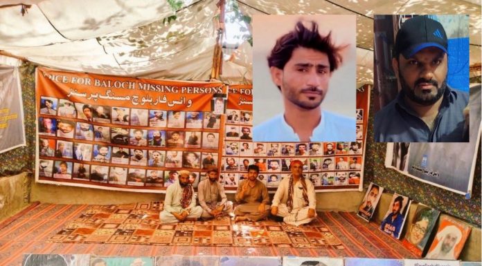 Two Men Reported Missing in Karachi and Turbat as VBMP Protest Camp Enters 6,186th Day