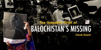 The Unspoken Grief of Balochistan’s Missing — Zohaib Baloch