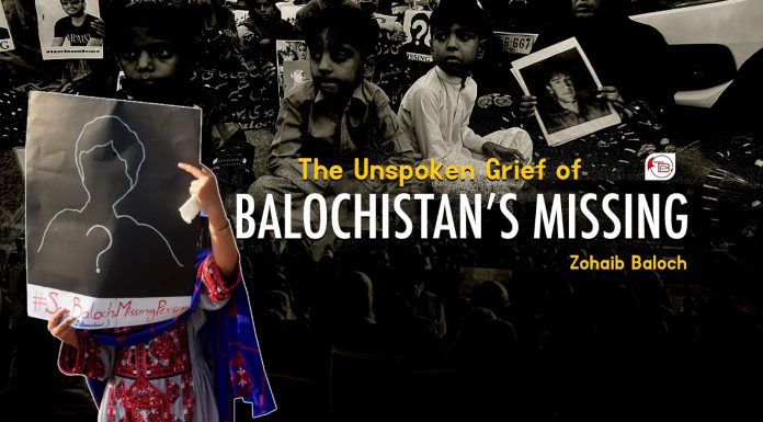 The Unspoken Grief of Balochistan’s Missing — Zohaib Baloch