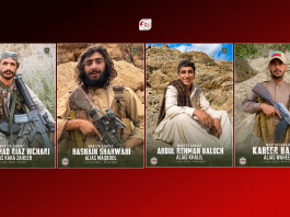 BLA Releases Details of Four Fighters Killed in Mastung, Kalat and Panjgur Clashes