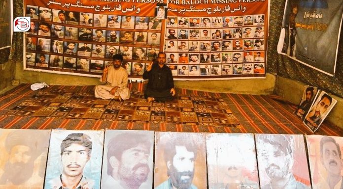 VBMP Protest Against Enforced Disappearances Marks 6,203rd Day in Quetta