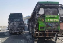 Seven Heavy Vehicles Damaged in Dalbandin, Mastung Firing Incidents