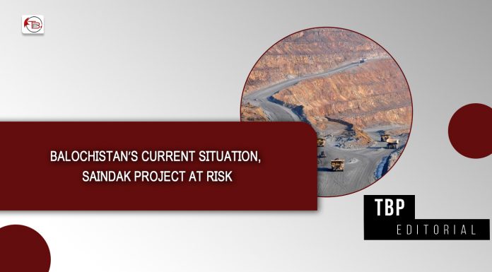 Balochistan’s Current Situation, Saindak Project at Risk — TBP Editorial