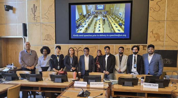 BNM Presents Enforced Disappearances Dossier to UN Working Group in Geneva