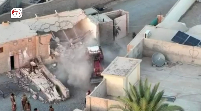 Home of Slain BLA Fighter Demolished in Dalbandin