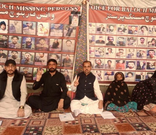 Quetta: Protest Against Enforced Disappearances Continues for 6,383rd Day