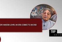 Dr Hakeem Lehri: An Era Comes to an End – TBP Editorial