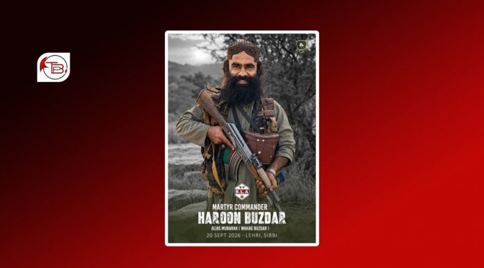 BLA Releases Profile of Commander Killed in Sibi
